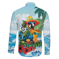 Funny Parrot Margarita Five O'clock Somewhere Family Matching Tank Maxi Dress and Hawaiian Shirt LT9 - Polynesian Pride