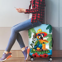 Funny Parrot Margarita Five O'clock Somewhere Luggage Cover