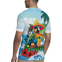 Funny Parrot Margarita Five O'clock Somewhere Rugby Jersey