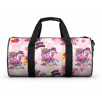 Hawaii Flamingo Hello Summer Duffle Bag Hawaiian Quilt Pattern LT9 One size Pink - Polynesian Pride