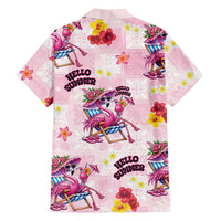 Hawaii Flamingo Hello Summer Family Matching Tank Maxi Dress and Hawaiian Shirt Hawaiian Quilt Pattern LT9 - Polynesian Pride
