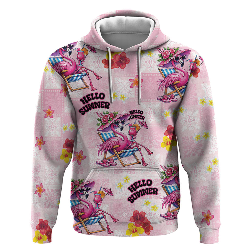 Hawaii Flamingo Hello Summer Hoodie Hawaiian Quilt Pattern