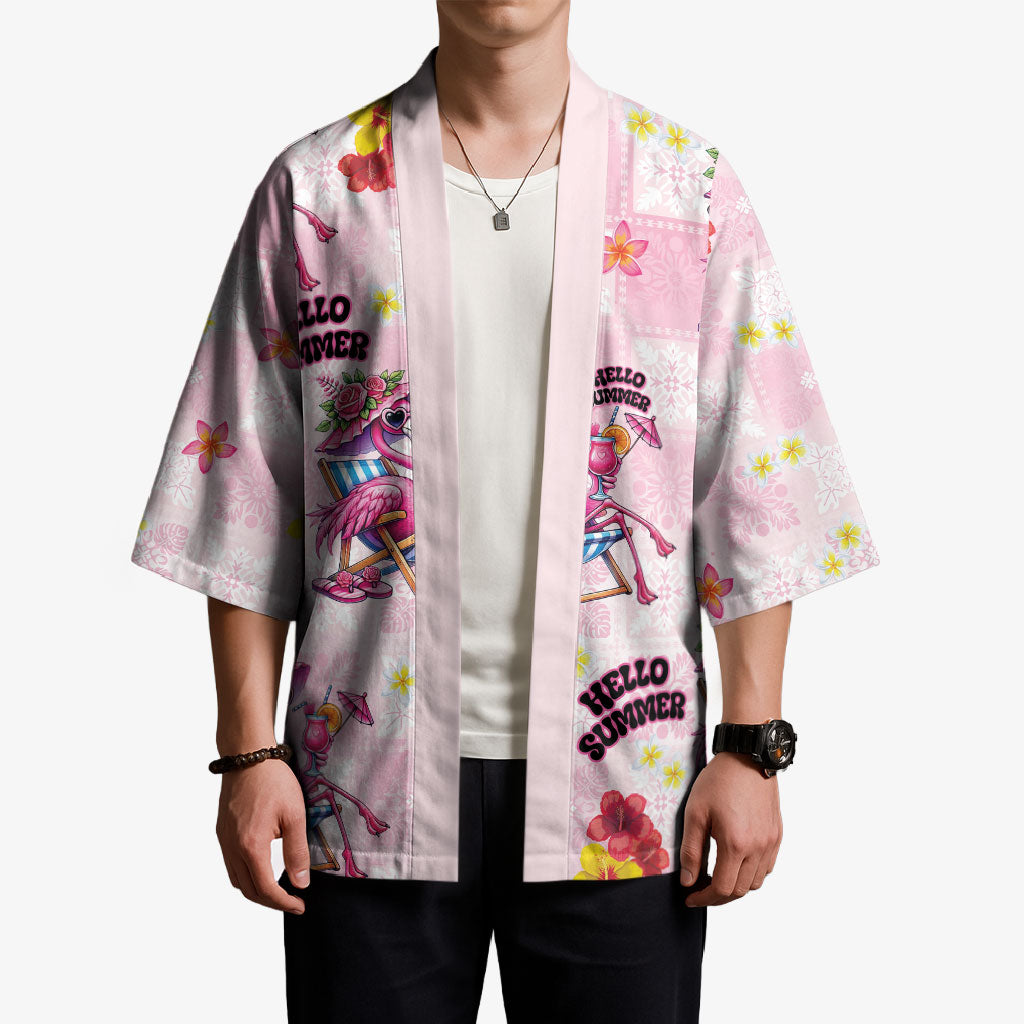 Hawaii Flamingo Hello Summer Kimono Hawaiian Quilt Pattern