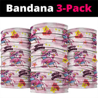 Hawaii Flamingo Hello Summer Neck Gaiter Hawaiian Quilt Pattern