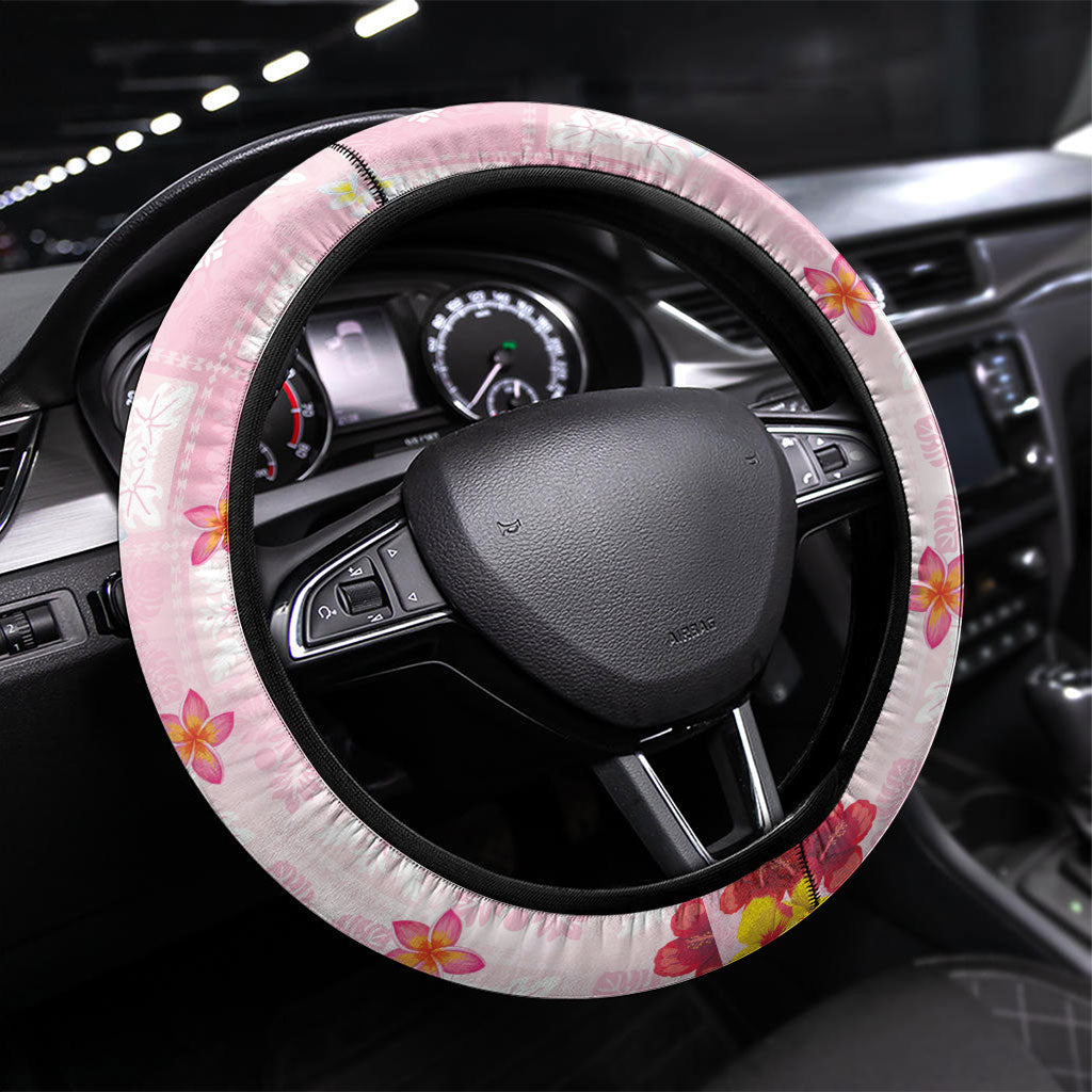 Hawaii Flamingo Hello Summer Steering Wheel Cover Hawaiian Quilt Pattern