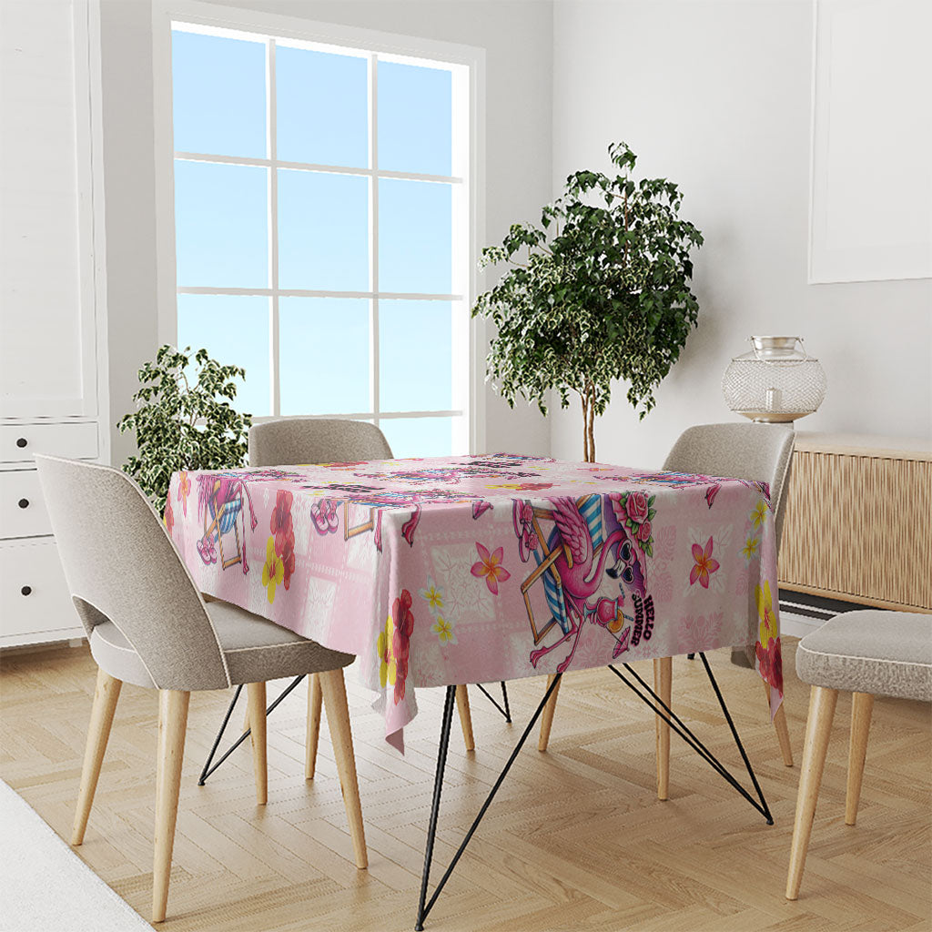 Hawaii Flamingo Hello Summer Tablecloth Hawaiian Quilt Pattern