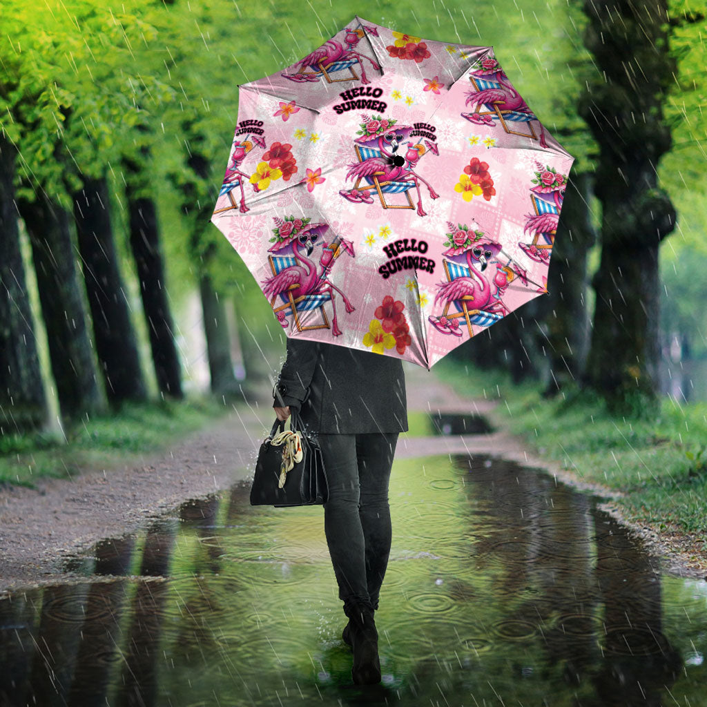 Hawaii Flamingo Hello Summer Umbrella Hawaiian Quilt Pattern