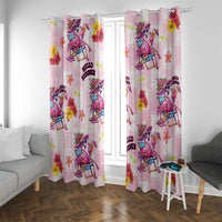 Hawaii Flamingo Hello Summer Window Curtain Hawaiian Quilt Pattern