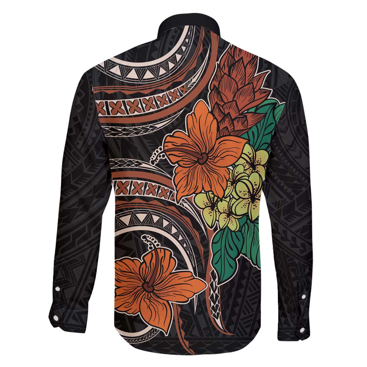 Vintage Hibiscus Pacific Floral Family Matching Puletasi and Hawaiian Shirt LT9 - Polynesian Pride