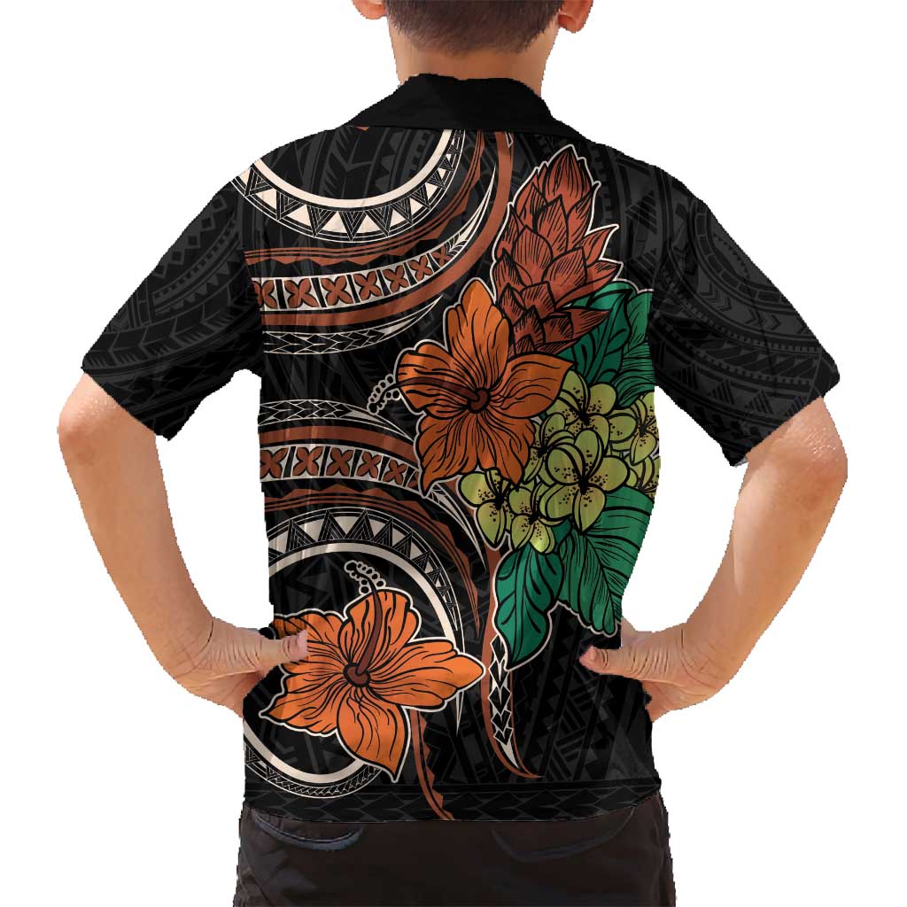 Vintage Hibiscus Pacific Floral Family Matching Summer Maxi Dress and Hawaiian Shirt LT9 - Polynesian Pride