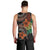 Vintage Hibiscus Pacific Floral Men Tank Top