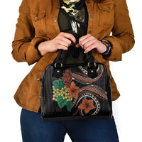 Vintage Hibiscus Pacific Floral Shoulder Handbag LT9 - Polynesian Pride