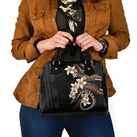 Vintage Plumeria Pacific Floral Shoulder Handbag LT9 - Polynesian Pride