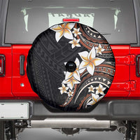 Vintage Plumeria Pacific Floral Spare Tire Cover