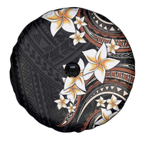 Vintage Plumeria Pacific Floral Spare Tire Cover