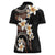 Vintage Plumeria Pacific Floral Women Polo Shirt