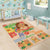 Kawaii Hula Girls Area Rug Aloha Hibiscus Flowers