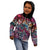 Pacific Hibiscus Tapa Tribal Vintage Kid Hoodie Pink Motif
