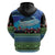 Personalised Fiji Viti Levu Hoodie Tagimoucia and Tapa Tribal Pattern