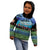 Personalised Fiji Viti Levu Kid Hoodie Tagimoucia and Tapa Tribal Pattern