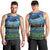 Personalised Fiji Viti Levu Men Tank Top Tagimoucia and Tapa Tribal Pattern