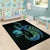 Personalised Hawaii Kure Atoll Area Rug Holaniku Coral Reef with Polynesian Tribal