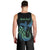 Personalised Hawaii Kure Atoll Men Tank Top Holaniku Coral Reef with Polynesian Tribal