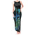 Personalised Hawaii Kure Atoll Tank Maxi Dress Holaniku Coral Reef with Polynesian Tribal