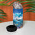 Personalised Palau Kayangel Atoll 4 in 1 Can Cooler Tumbler Turtle With Coral Reef Under Water