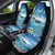 Personalised Palau Kayangel Atoll Car Seat Cover Turtle With Coral Reef Under Water