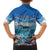 Personalised Palau Kayangel Atoll Family Matching Tank Maxi Dress and Hawaiian Shirt Turtle With Coral Reef Under Water