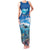 Personalised Palau Kayangel Atoll Family Matching Tank Maxi Dress and Hawaiian Shirt Turtle With Coral Reef Under Water