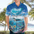 Personalised Palau Kayangel Atoll Hawaiian Shirt Turtle With Coral Reef Under Water