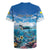 Personalised Palau Kayangel Atoll Rugby Jersey Turtle With Coral Reef Under Water