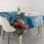 Personalised Palau Kayangel Atoll Tablecloth Turtle With Coral Reef Under Water