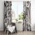 Polynesia Window Curtain Tribal Polynesian Spirit With Beige Pacific Flowers LT9 - Polynesian Pride