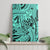 Polynesia Canvas Wall Art Tribal Polynesian Spirit With Teal Pacific Flowers LT9 - Polynesian Pride