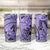 Violet Pacific Flowers Tribal Polynesian Spirit Tumbler Cup