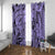 Polynesia Window Curtain Tribal Polynesian Spirit With Violet Pacific Flowers LT9 With Grommets Violet - Polynesian Pride