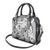 Polynesia Shoulder Handbag Tribal Polynesian Spirit With White Pacific Flowers LT9 - Polynesian Pride