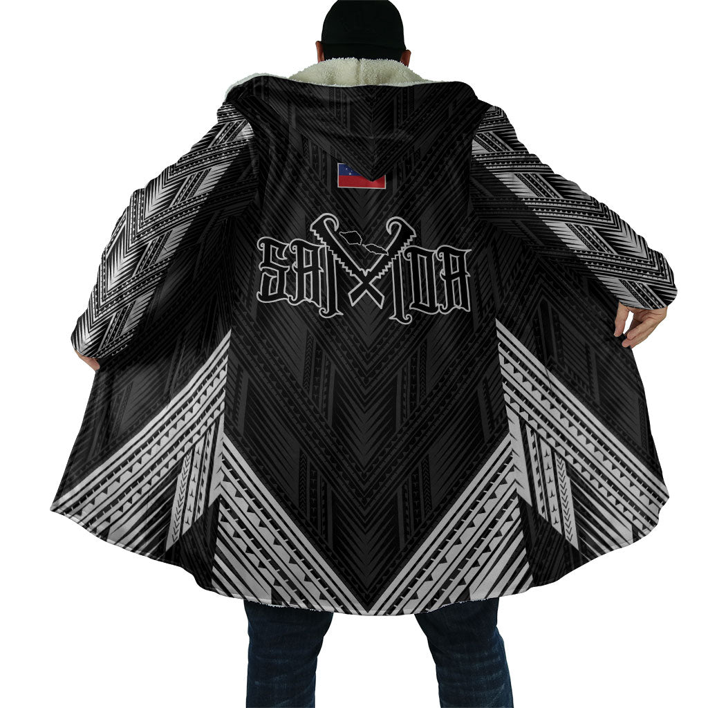 Black Samoa Tribal Chest Tattoo Cloak LT9 - Polynesian Pride