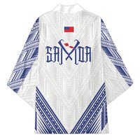 White Samoa Tribal Chest Tattoo Kimono LT9 - Polynesian Pride