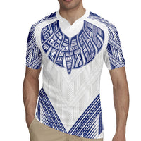 White Samoa Tribal Chest Tattoo Rugby Jersey LT9 - Polynesian Pride