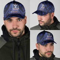Toa Samoa 40th Anniversary Classic Cap Royal Blue Tribal LT9 - Polynesian Pride