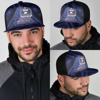 Toa Samoa 40th Anniversary Mesh Trucker Cap Royal Blue Tribal LT9 - Polynesian Pride