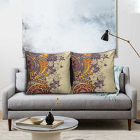 Polynesia Pillow Cover Hibiscus Hawaiian Tribal Tattoo Retro Tan LT9 - Polynesian Pride