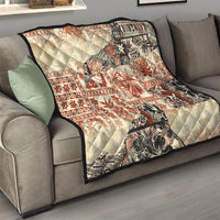 Hawaii Quilt Aloha Tribal Pattern Beige Version LT9 - Polynesian Pride