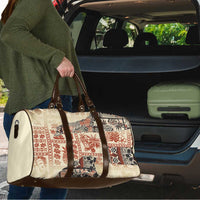 Hawaii Beige Version Travel Bag Aloha Tribal Pattern - Polynesian Pride