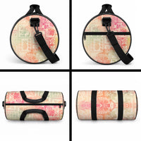 Hawaii Duffle Bag Aloha Tribal Pattern Sweat Pink Ombre LT9 - Polynesian Pride