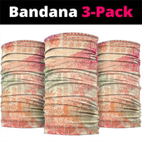 Hawaii Sweat Pink Ombre Neck Gaiter Aloha Tribal Pattern LT9 package One Size: 25*50cm Pink - Polynesian Pride
